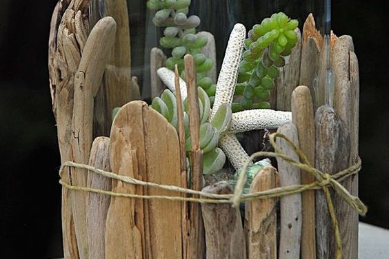 Le bois flotté pour une décoration inspirée du jardin !