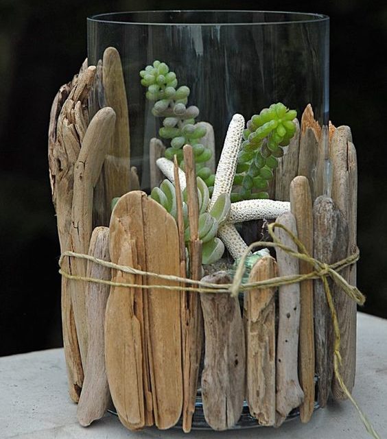 Le bois flotté pour une décoration inspirée du jardin !