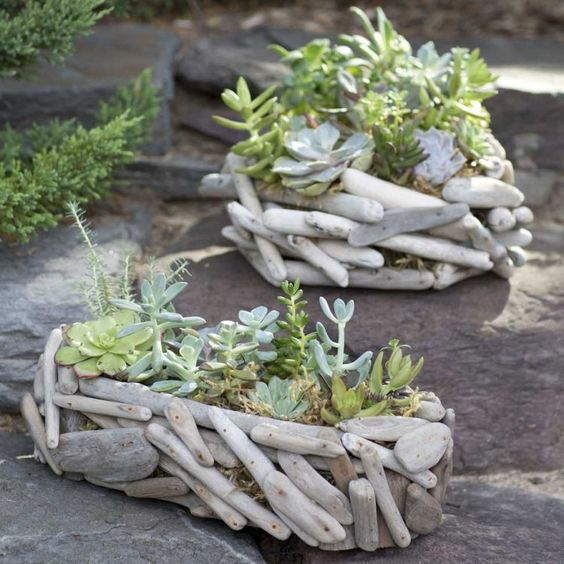 Le bois flotté pour une décoration inspirée du jardin !
